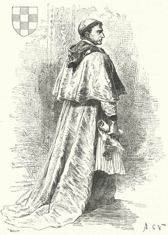 Francisco Jimenez de Cisneros, spansk kardinal och statsman (gravyr) av German School