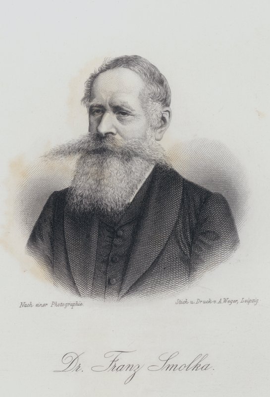 Franciszek Smolka, polsk politiker under österrikisk-ungerskt styre (gravyr) av German School