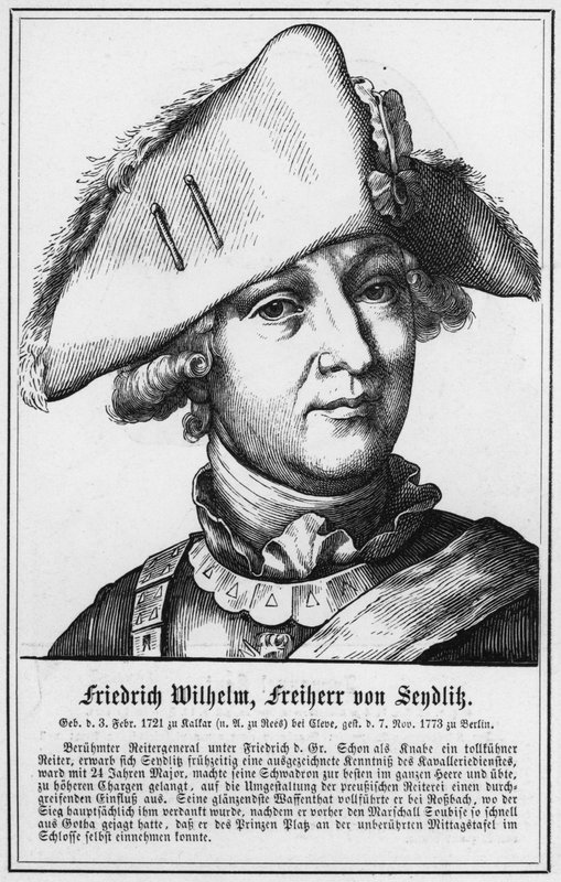 Friedrich Wilhelm, Freiherr von Sendlik (gravyr) av German School