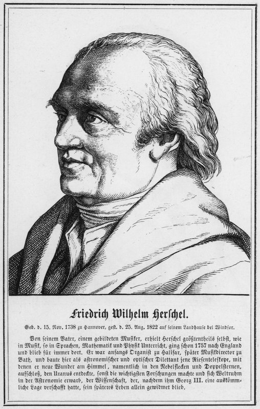 Friedrich Wilhelm Herschel (gravyr) av German School