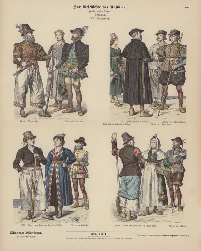 Frisiska dräkter av German School