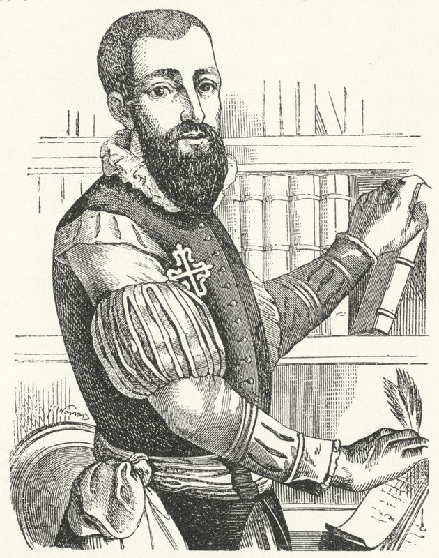 Garcilaso de la Vega, spansk poet och soldat (gravyr) av German School