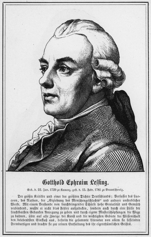 Gotthold Ephraim Lessing (gravyr) av German School