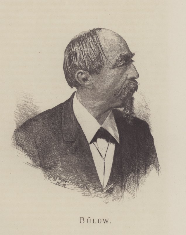 Hans von Bulow, tysk dirigent, pianist och kompositör av German School
