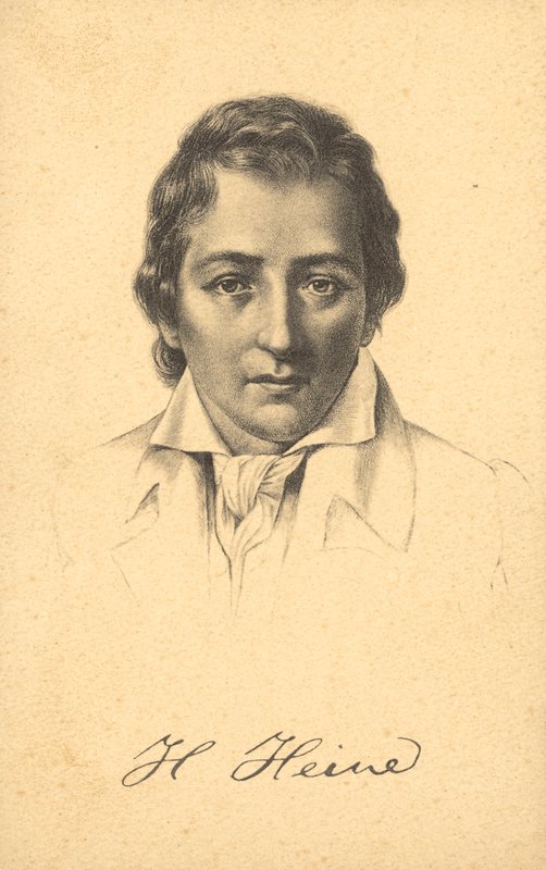 Heinrich Heine (litografi) av German School