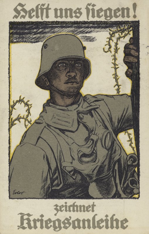 Hjälp oss till seger! Prenumerera på krigsobligationer (färg litho) av German School