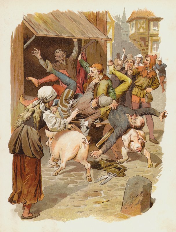 Illustration for Till Eulenspiegel av German School