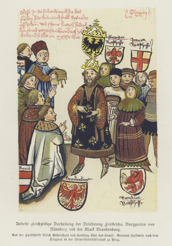 Investitur av Fredrik V, Burggreve av Nürnberg av German School