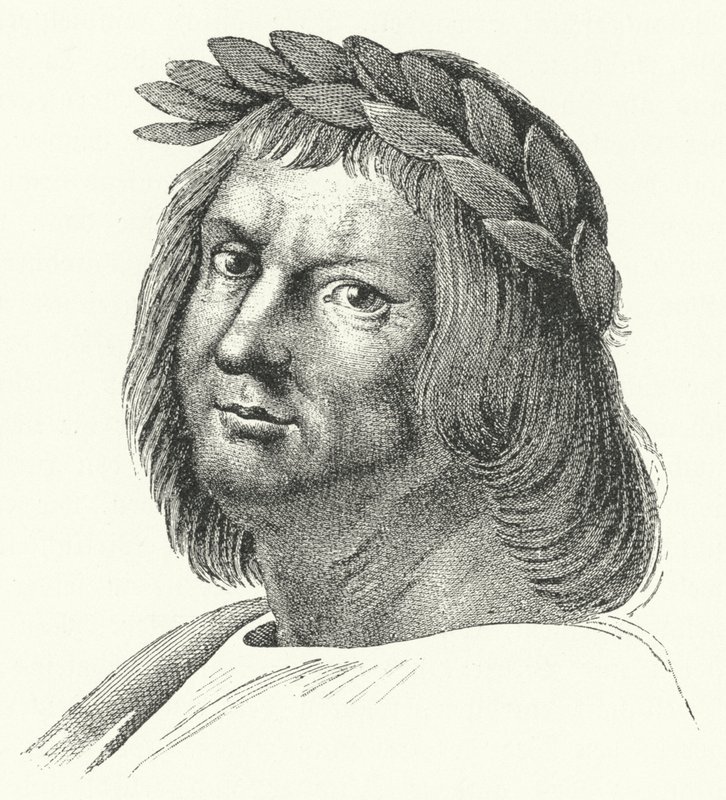 Jacopo Sannazaro, italiensk poet (gravyr) av German School