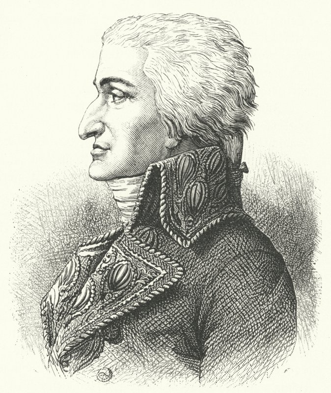 Jean Jacques Regis de Cambaceres, fransk advokat och statsman som var en av huvudförfattarna till Napoleonkoden (gravyr) av German School