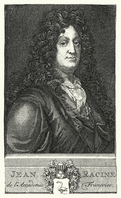 Jean Racine, fransk dramatiker (gravyr) av German School