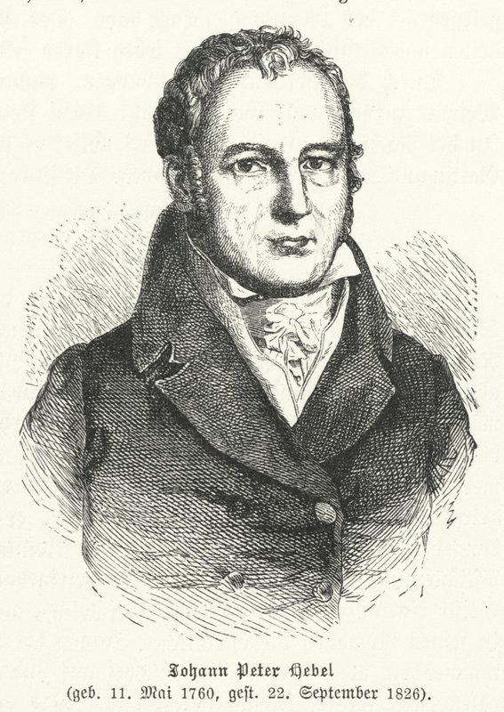 Johann Peter Hebel, tysk poet av German School