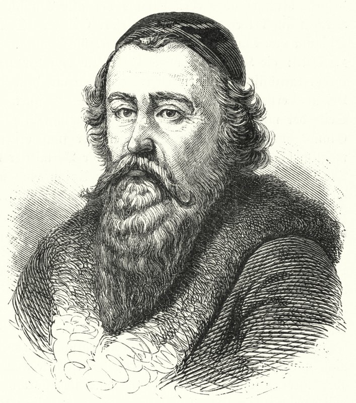 John Amos Comenius, moravisk filosof och teolog (gravyr) av German School