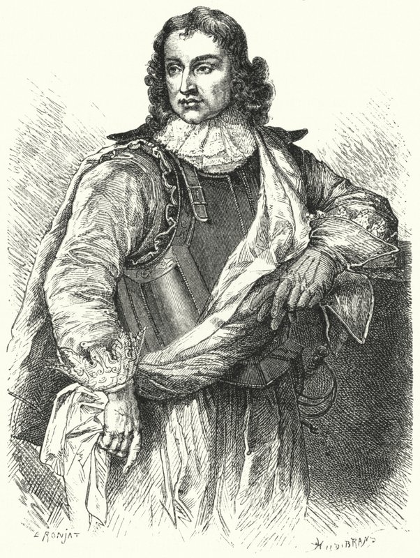 John Lambert, engelsk parlamentarikergeneral och politiker (gravyr) av German School