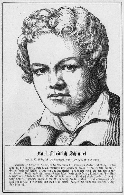 Karl Friedrich Schinkel (gravyr) av German School