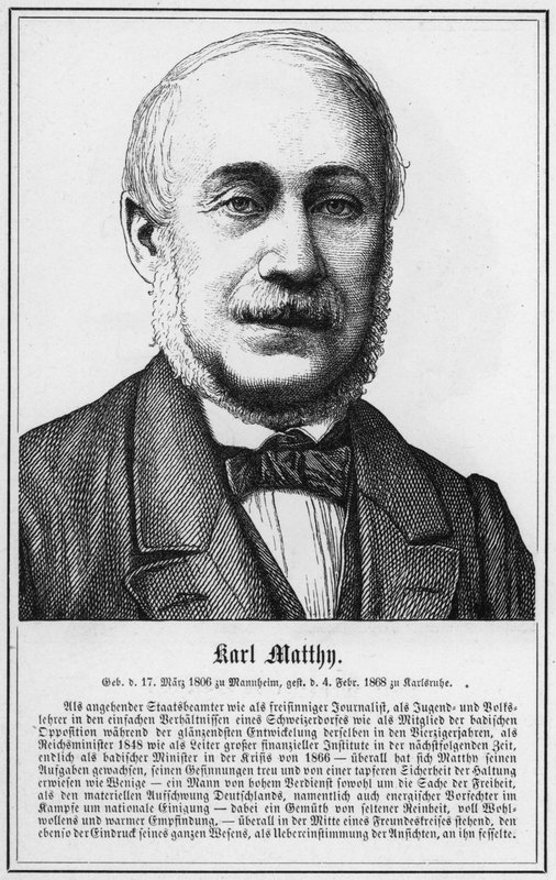 Karl Matthy (gravyr) av German School