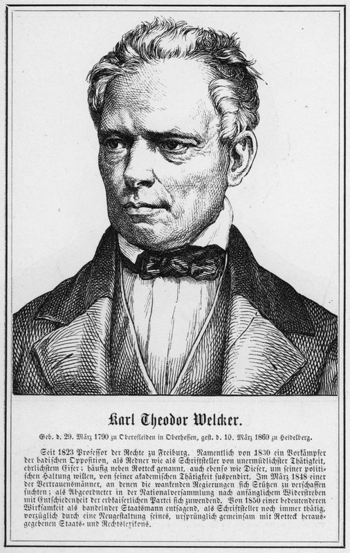 Karl Theodor Welcker (gravyr) av German School