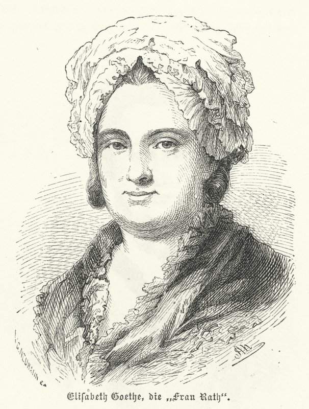 Katharina Elisabeth Goethe, mor till den tyske författaren Johann Wolfgang Goethe av German School