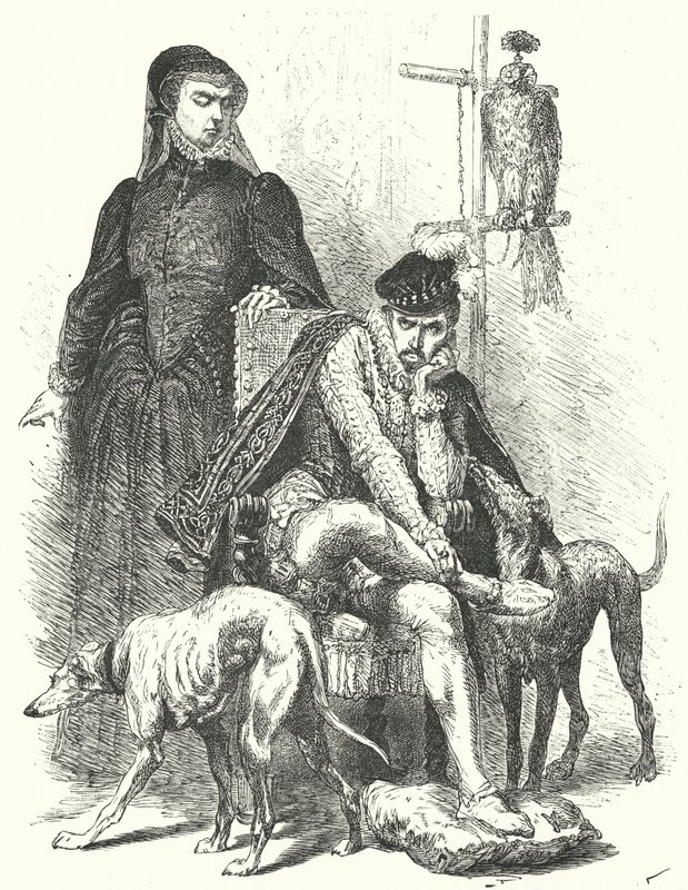 Kung Karl IX av Frankrike och hans mor, Catherine de