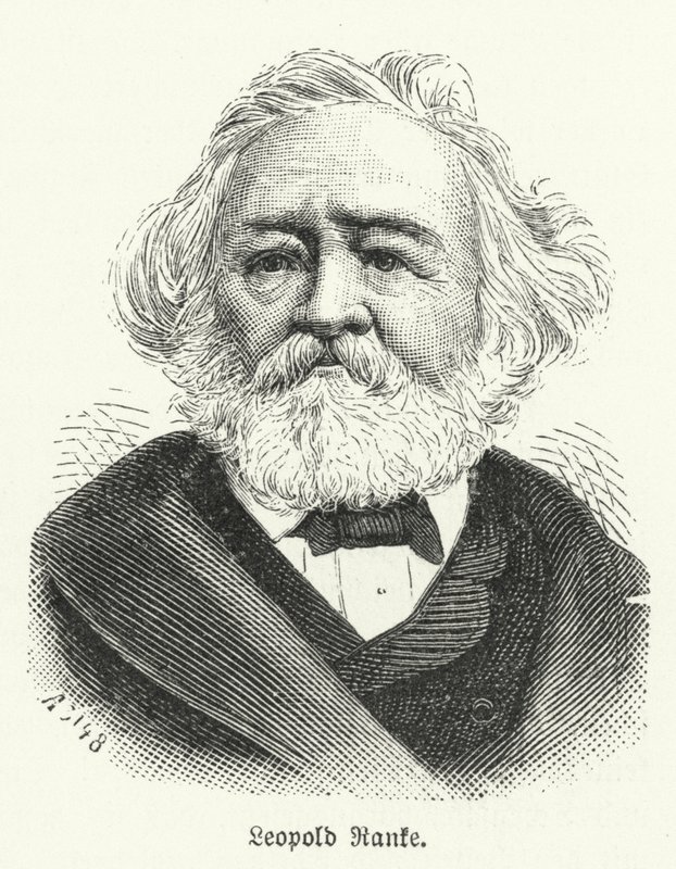 Leopold von Ranke, tysk historiker (litho) av German School