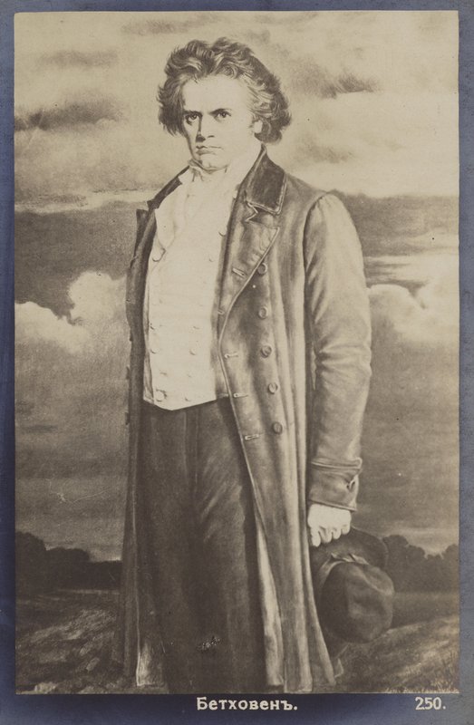 Ludwig van Beethoven, tysk kompositör och pianist (1770-1827) av German School