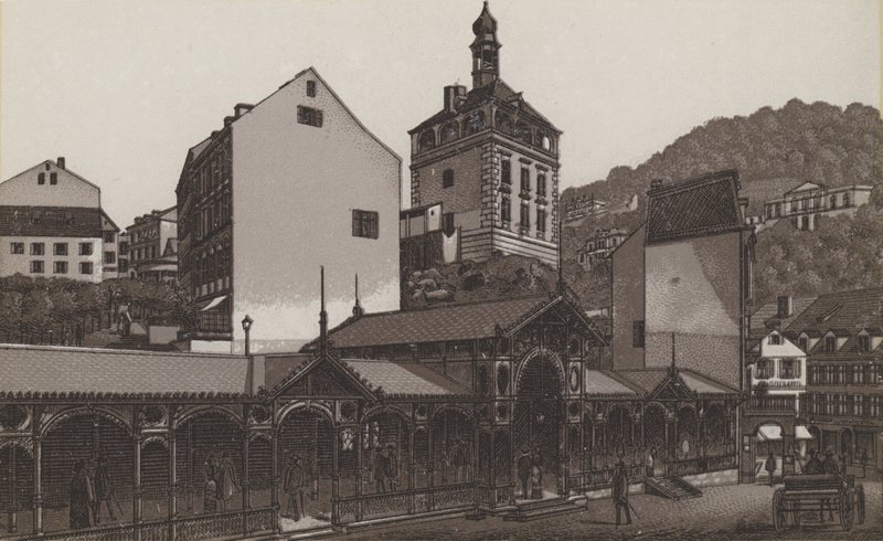 Marketplace (litho) av German School