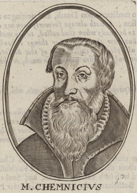Martin Chemnitz, tysk luthersk teolog och reformator (gravyr) av German School