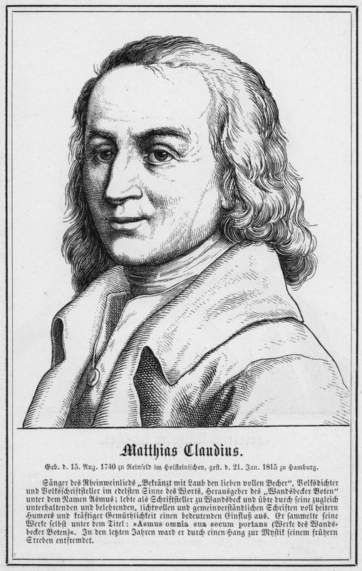 Matthias Claudius (gravyr) av German School
