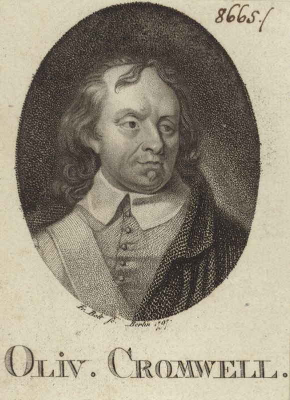 Oliver Cromwell av German School