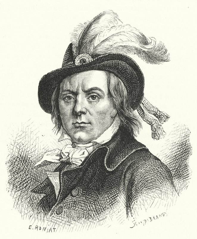 Paul Barras, fransk revolutionspolitiker (gravyr) av German School