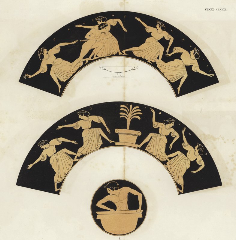 Peleus och Thetis av German School