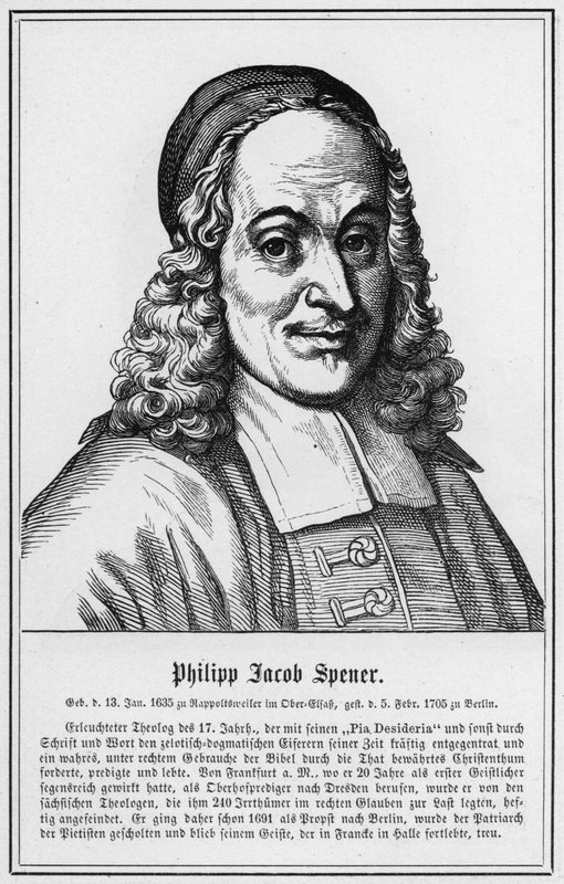 Philipp Jacob Spener (gravyr) av German School