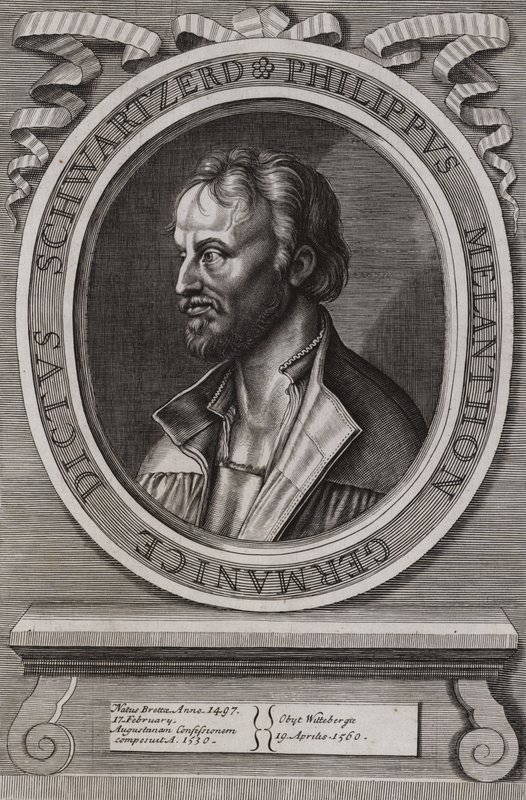 Philipp Melanchthon, tysk teolog från den protestantiska reformationen av German School