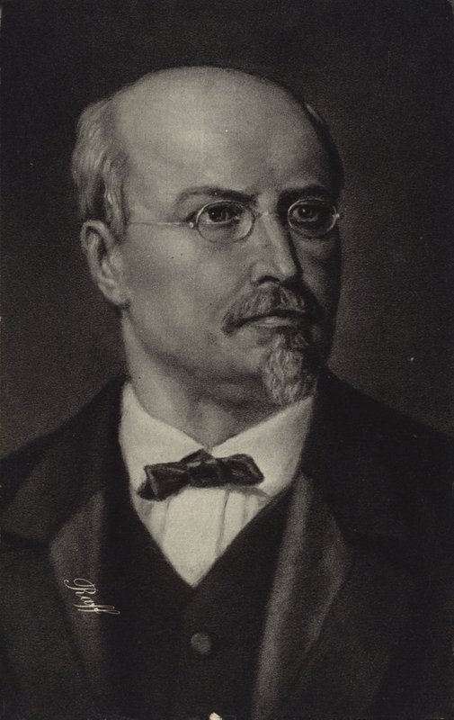 Porträtt av Joachim Raff av German School