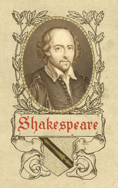 Porträtt av William Shakespeare. av German School