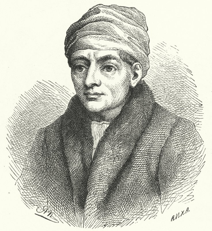Regiomontanus, tysk renässansmatematiker och astronom (gravyr) av German School