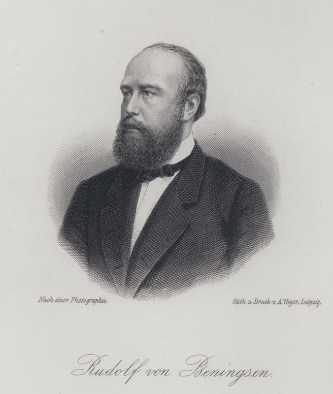 Rudolf von Bennigsen, tysk politiker (gravyr) av German School