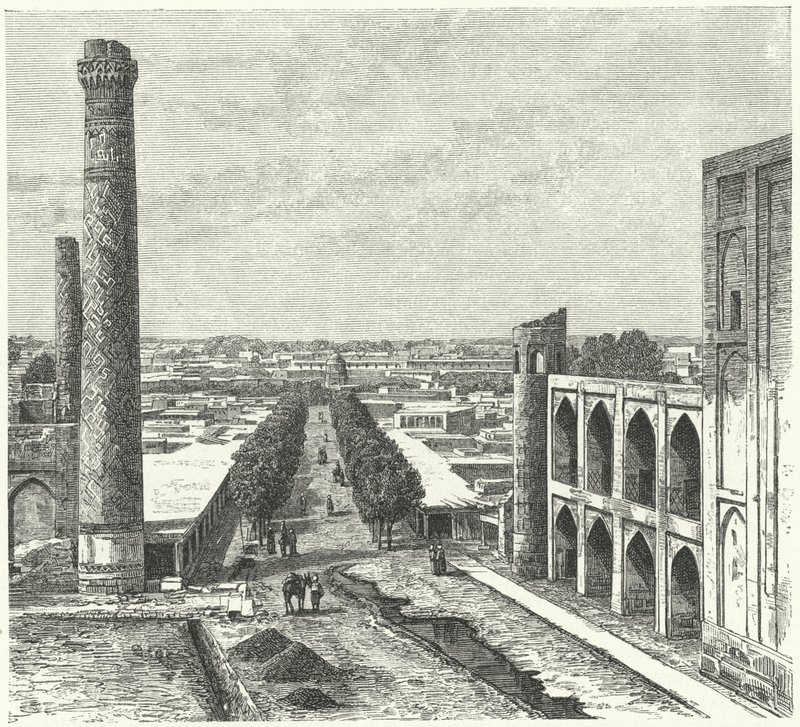 Samarkand (gravyr) av German School