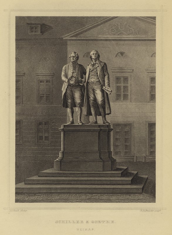 Schiller och Goethe, Weimar av German School