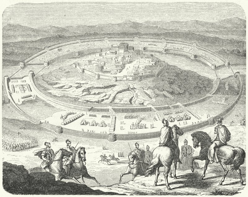 Belägring av Numantia av romarna av German School