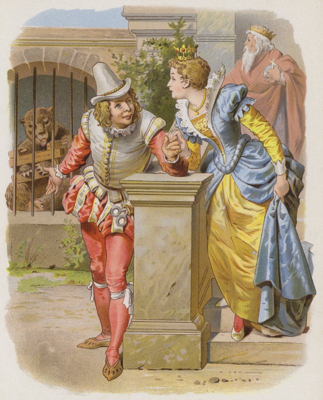 Den smarta lilla skräddaren (chromolitho) av German School