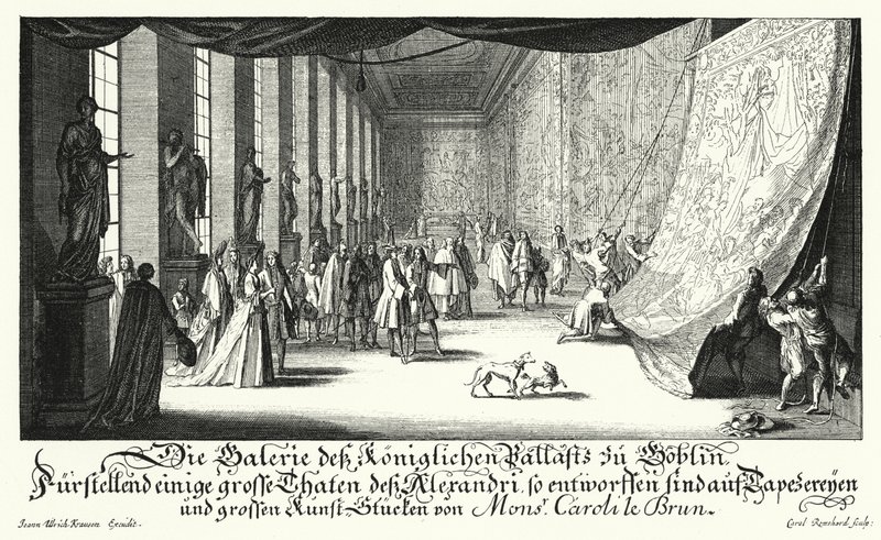 Galerie des Gobelins, Paris (gravyr) av German School