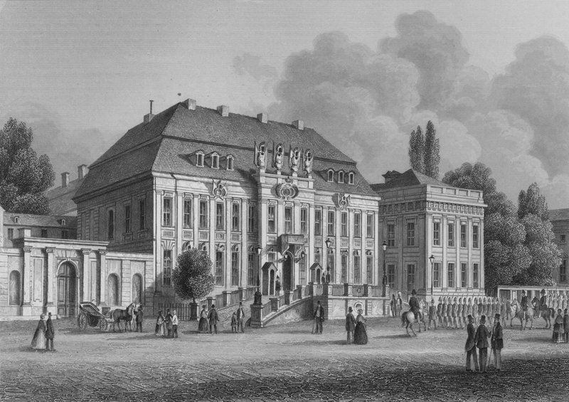 Kungliga slottet, Berlin (stålgravyr) av German School