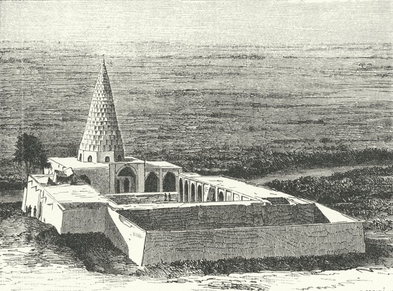 Profeten Daniels grav i Susa, Iran (gravyr) av German School