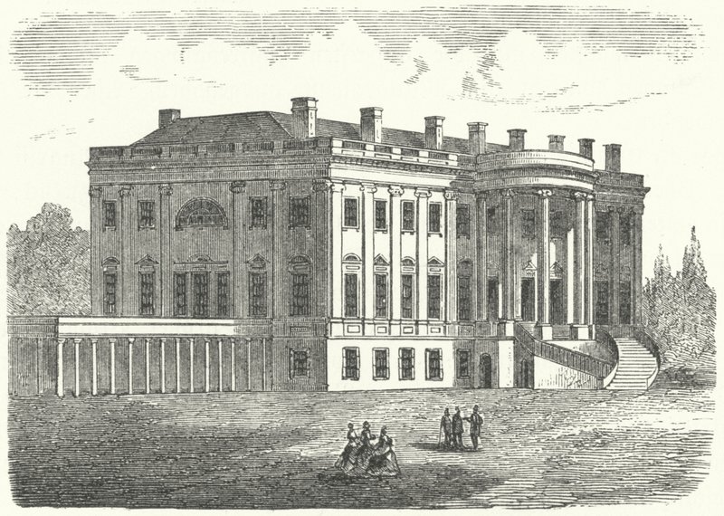 Vita huset, Washington DC (gravyr) av German School