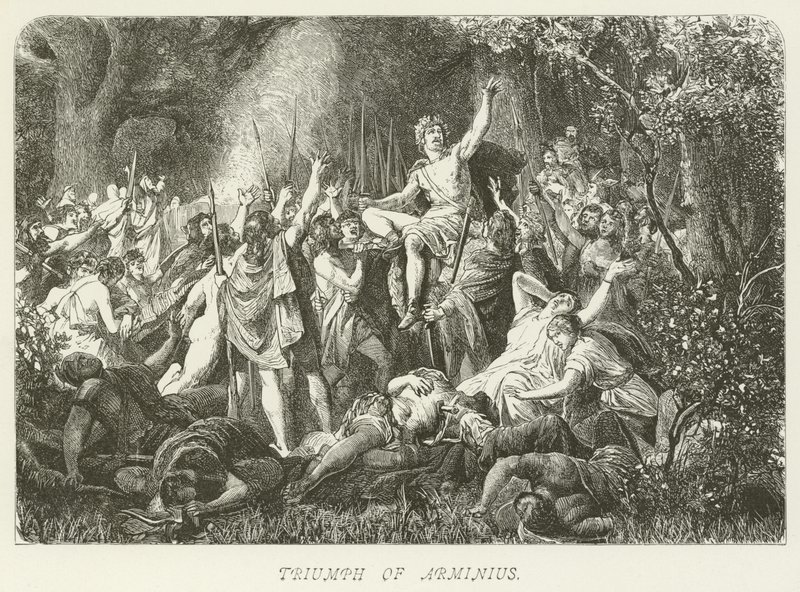 Arminius triumf av German School