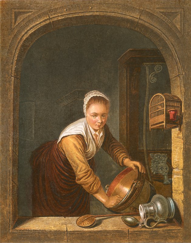 The Menagere av Gerrit Dou