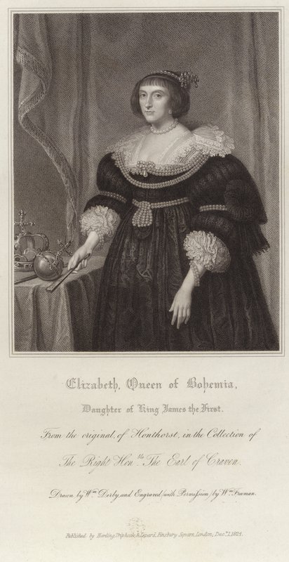 Elizabeth, drottning av Böhmen av Gerrit van Honthorst