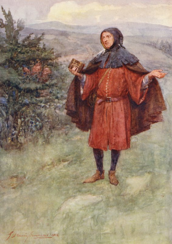 Shakespeare, Kung Henrik VI (färglitografi) av Gertrude E. Demain (after) Hammond