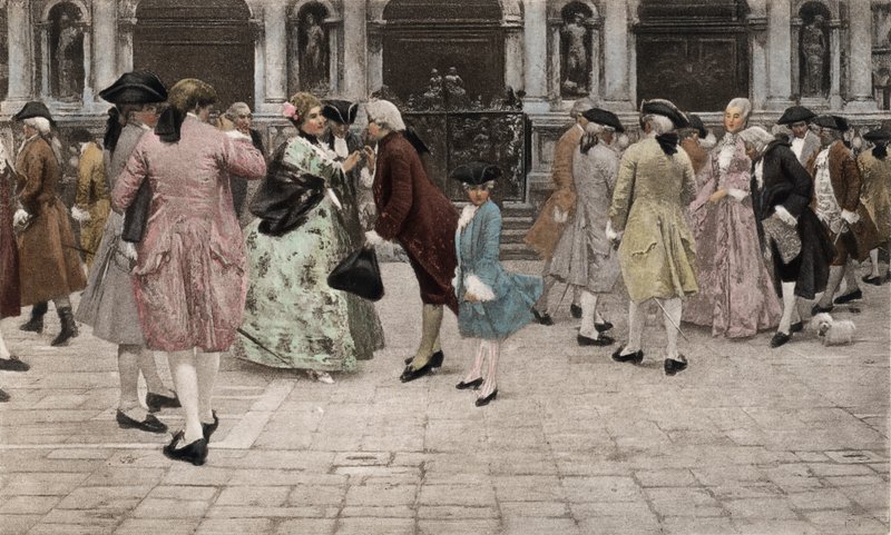 Promenaden av Giacomo Favretto